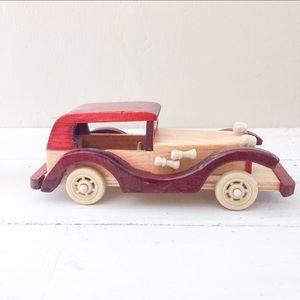 Wooden model car